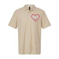 New Orleans Nola Strong Heartnew Orleans Strong Softstyle Adult Sport Polo