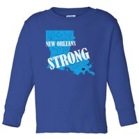 New Orleans Nola Strong 2025 Pray For Nola Toddler Long Sleeve Shirt