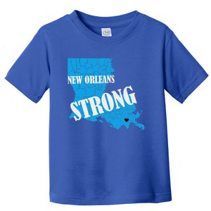 New Orleans Nola Strong 2025 Pray For Nola Toddler T-Shirt