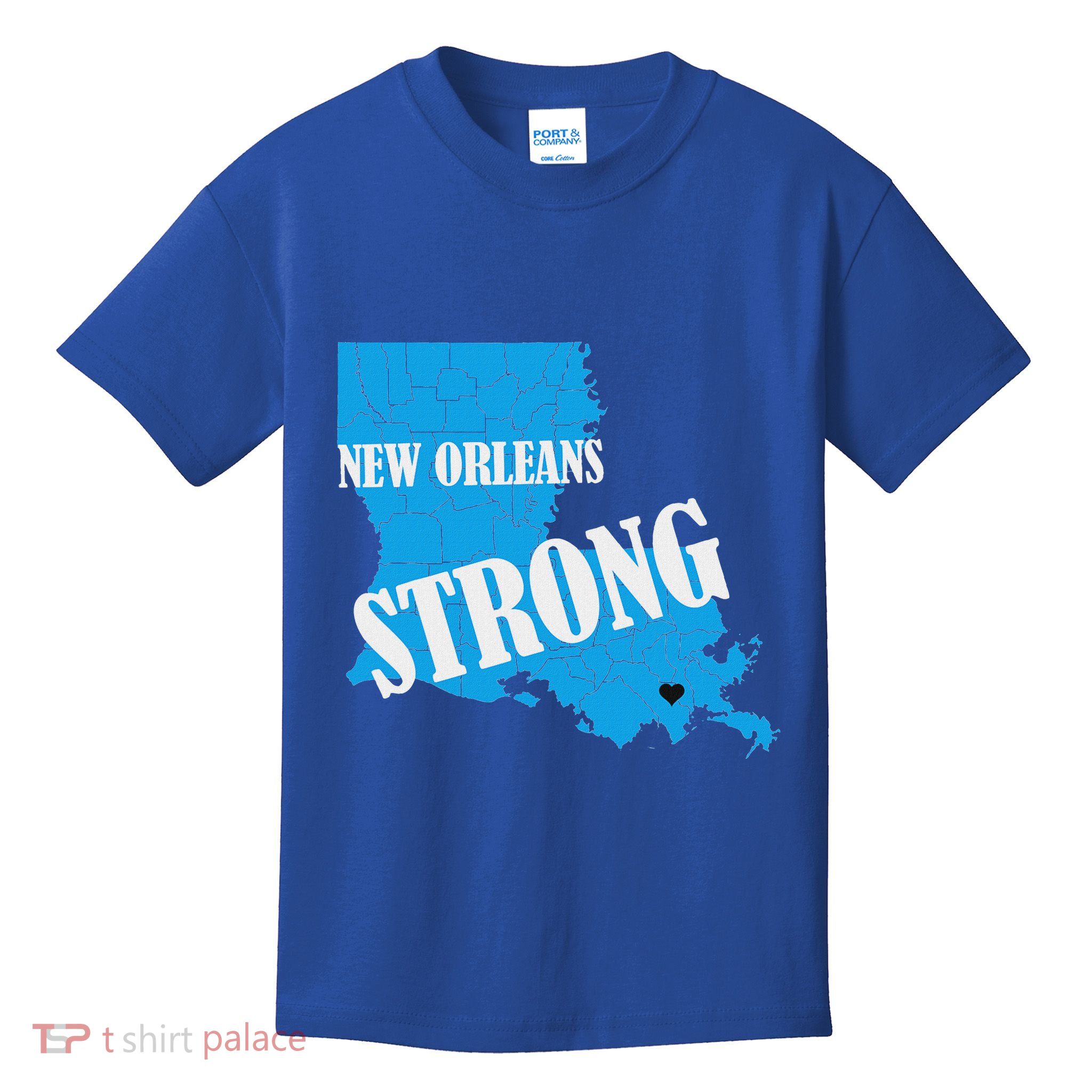 New Orleans Nola Strong 2025 Pray For Nola Kids T-Shirt