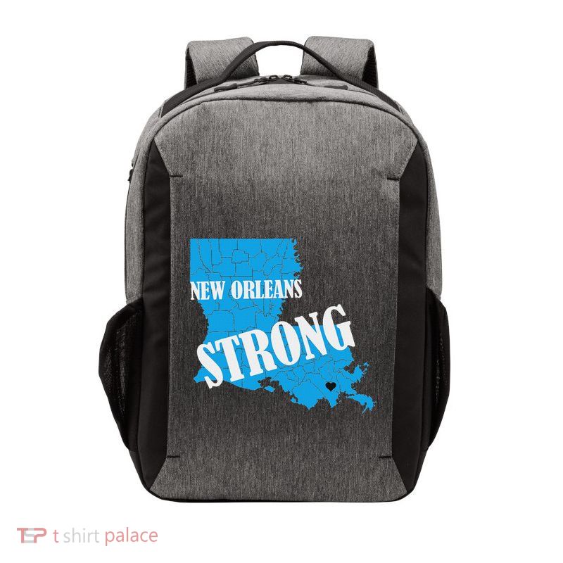 New Orleans Nola Strong 2025 Pray For Nola Vector Backpack