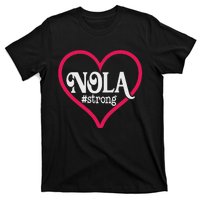 New Orleans Nola Strong Heart New Orleans Strong T-Shirt