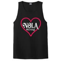 New Orleans Nola Strong Heart New Orleans Strong PosiCharge Competitor Tank