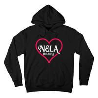 New Orleans Nola Strong Heart New Orleans Strong Tall Hoodie