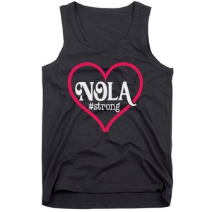 New Orleans Nola Strong Heart New Orleans Strong Tank Top