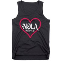 New Orleans Nola Strong Heart New Orleans Strong Tank Top