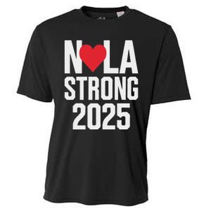 New Orleans Nola Strong Heart 2025 New Orleans Strong Cooling Performance Crew T-Shirt