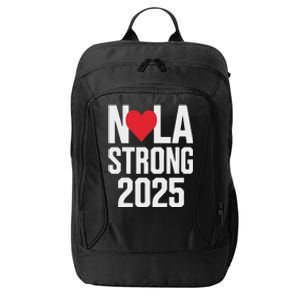 New Orleans Nola Strong Heart 2025 New Orleans Strong City Backpack