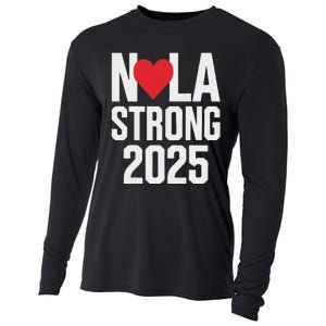 New Orleans Nola Strong Heart 2025 New Orleans Strong Cooling Performance Long Sleeve Crew