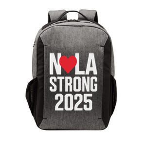 New Orleans Nola Strong Heart 2025 New Orleans Strong Vector Backpack