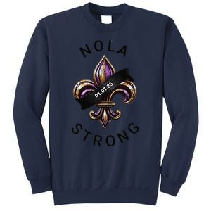 New Orleans Nola Strong Heart New Orleans Strong Sweatshirt