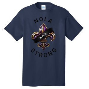 New Orleans Nola Strong Heart New Orleans Strong Tall T-Shirt