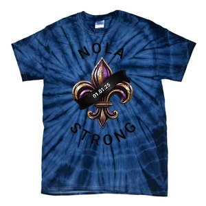 New Orleans Nola Strong Heart New Orleans Strong Tie-Dye T-Shirt