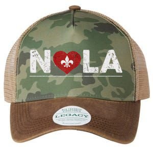 New Orleans Nola Strong Heart 2025 New Orleans Strong Legacy Tie Dye Trucker Hat