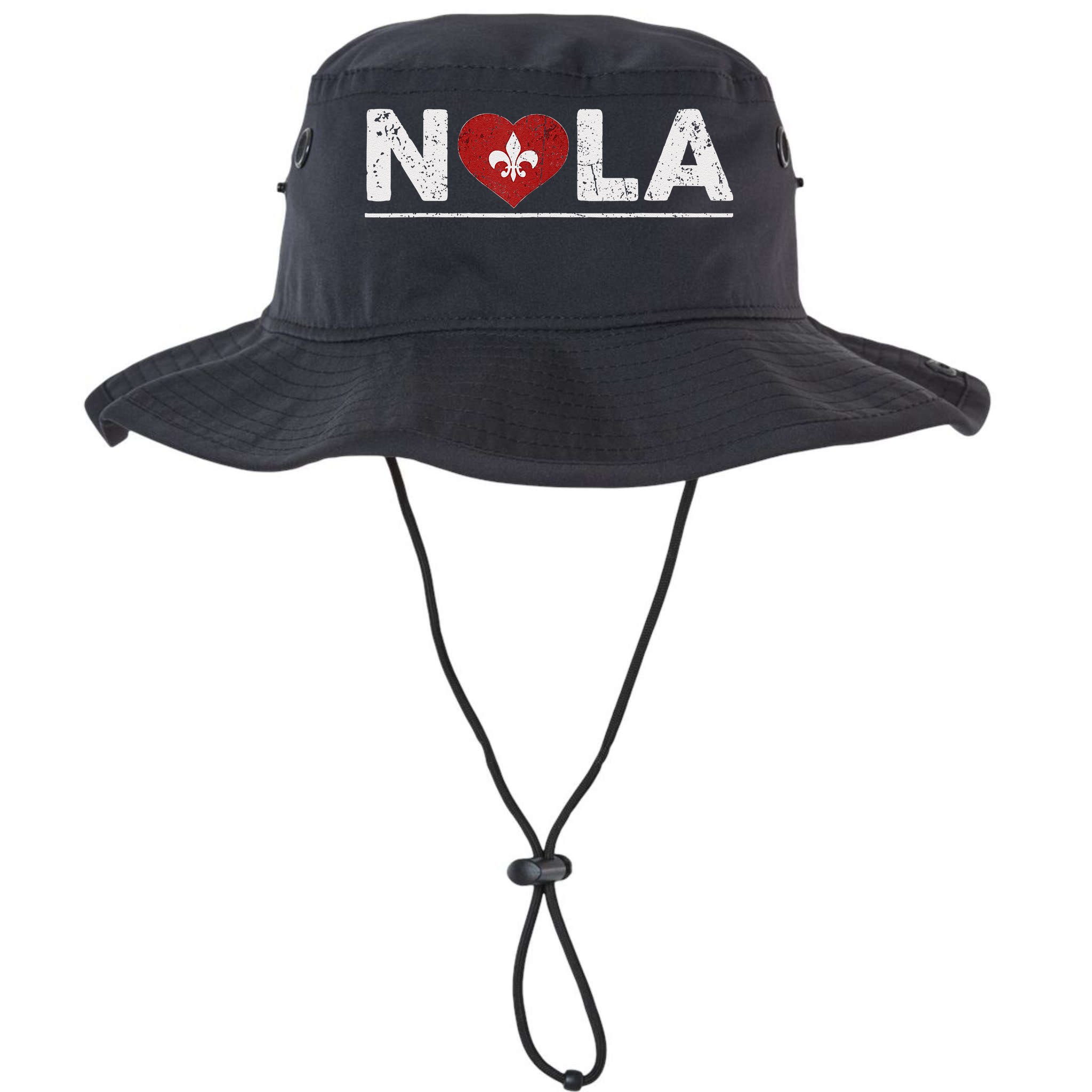 New Orleans Nola Strong Heart 2025 New Orleans Strong Bucket Hat