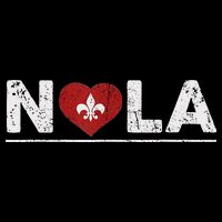 New Orleans Nola Strong Heart 2025 New Orleans Strong Flat Bill Trucker Hat