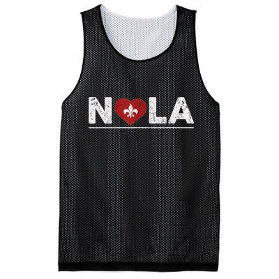 New Orleans Nola Strong Heart 2025 New Orleans Strong Mesh Reversible Basketball Jersey Tank
