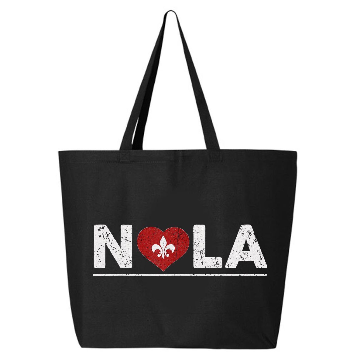 New Orleans Nola Strong Heart 2025 New Orleans Strong 25L Jumbo Tote
