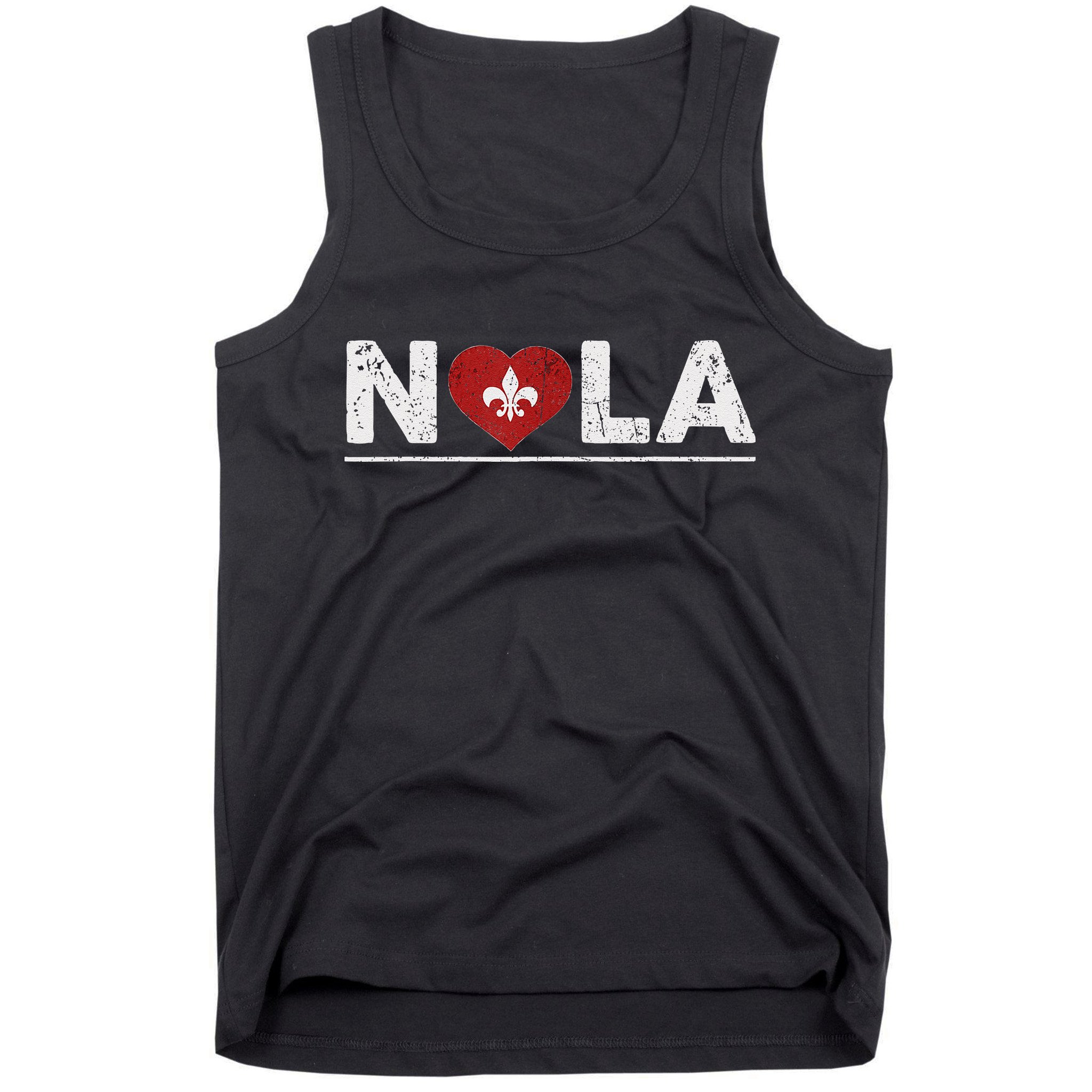 New Orleans Nola Strong Heart 2025 New Orleans Strong Tank Top