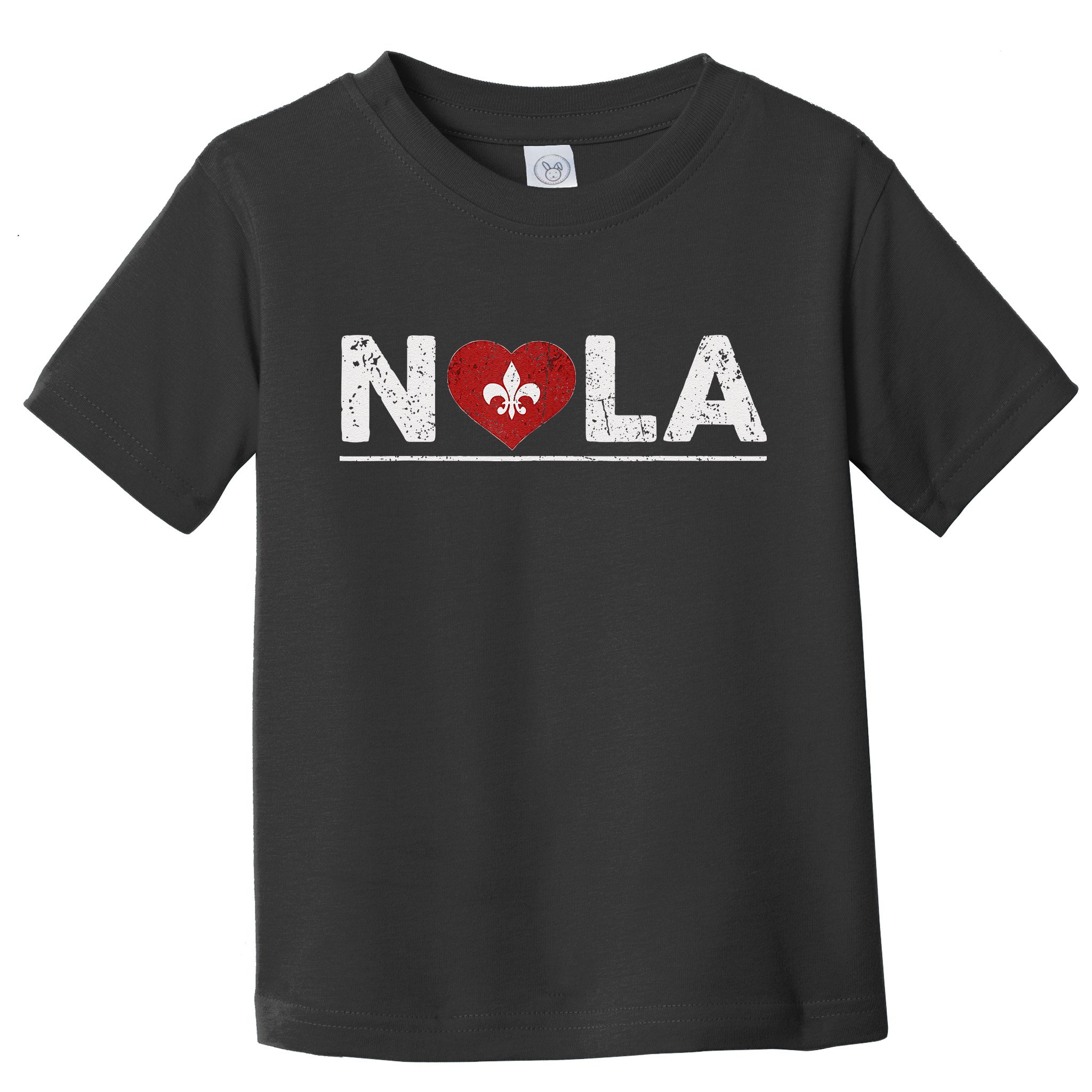 New Orleans Nola Strong Heart 2025 New Orleans Strong Toddler T-Shirt