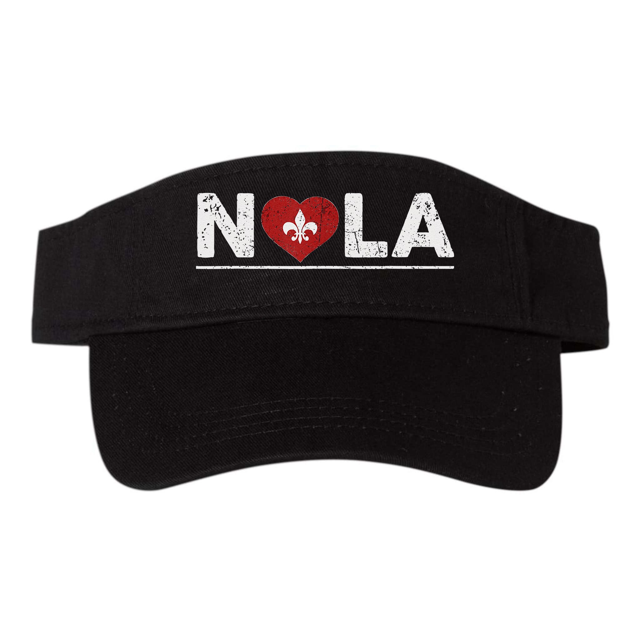 New Orleans Nola Strong Heart 2025 New Orleans Strong Visor