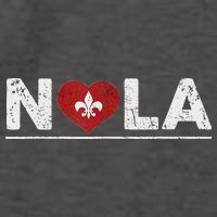 New Orleans Nola Strong Heart 2025 New Orleans Strong Vector Backpack