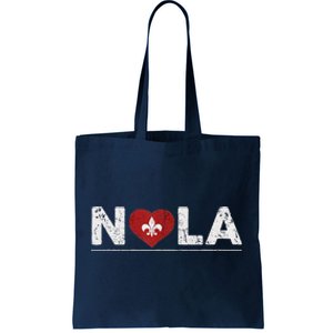 New Orleans Nola Strong Heart 2025 New Orleans Strong Tote Bag