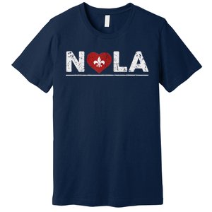 New Orleans Nola Strong Heart 2025 New Orleans Strong Premium T-Shirt