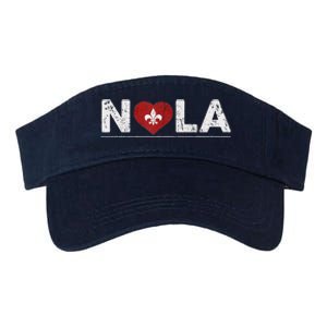 New Orleans Nola Strong Heart 2025 New Orleans Strong Valucap Bio-Washed Visor