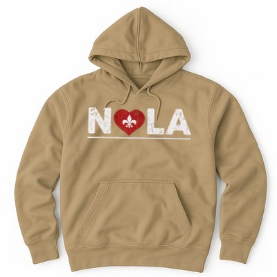 New Orleans Nola Strong Heart 2025 New Orleans Strong Hoodie