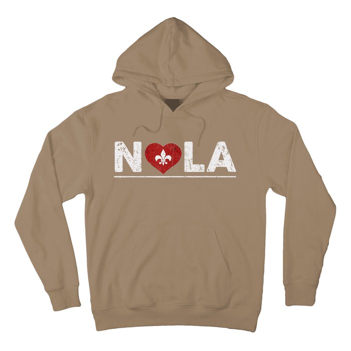 New Orleans Nola Strong Heart 2025 New Orleans Strong Hoodie