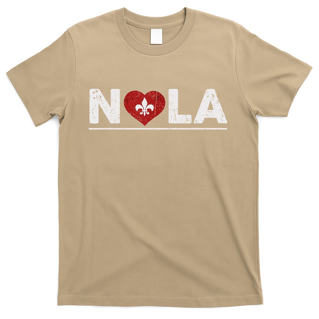 New Orleans Nola Strong Heart 2025 New Orleans Strong T-Shirt