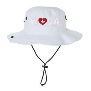 New Orleans Nola Strong Heart 2025 New Orleans Strong Legacy Cool Fit Booney Bucket Hat