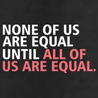 None of Us Are Equal Golf Towel