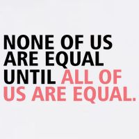 None of Us Are Equal Garment-Dyed Sweatshirt
