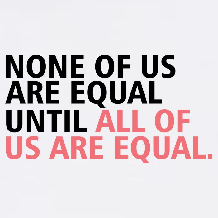 None of Us Are Equal Garment-Dyed Sweatshirt