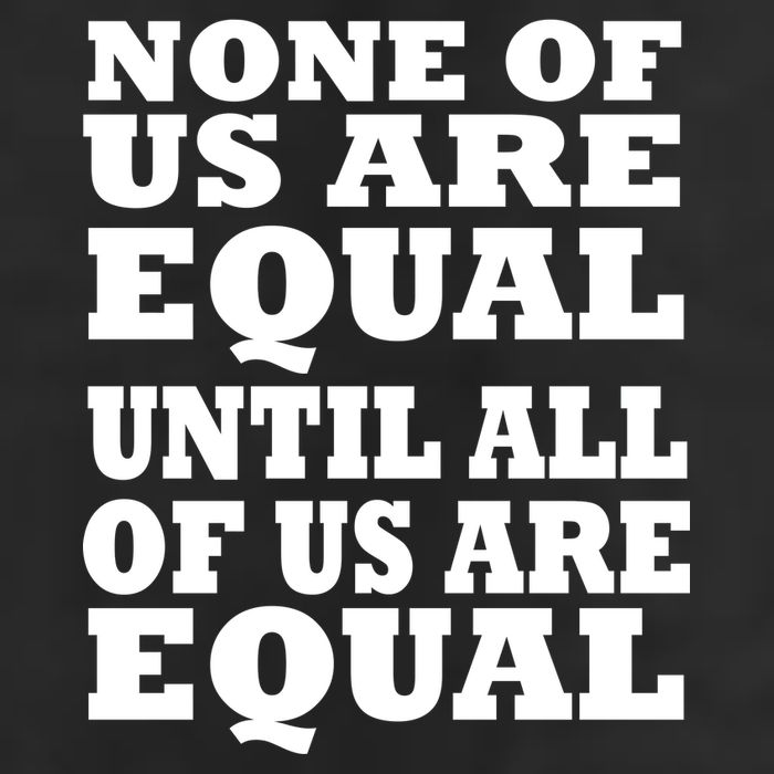 None of Us are Equal Until all of Us are Equal Knit Cap Winter Beanie