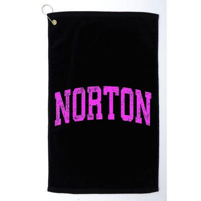 Norton O.H.I.O Oh Vintage Athletic Sports Design Golf Towel