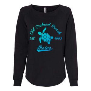 Nautical Old Orchard Beach Maine Sea Turtle Gift Womens California Wash Sweatshirt