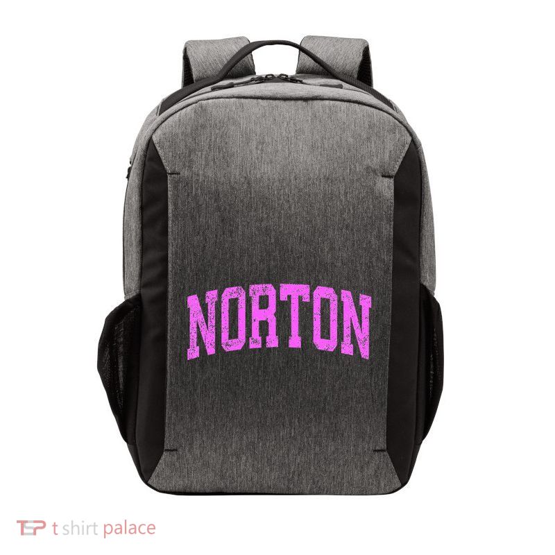 Norton Ohio Oh Vintage Athletic Sports Vector Backpack