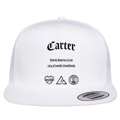 Never Out Of The Fight Carter North America Cast 2024 Flat Bill Trucker Hat