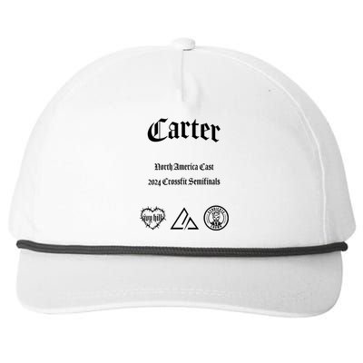 Never Out Of The Fight Carter North America Cast 2024 Snapback Five-Panel Rope Hat