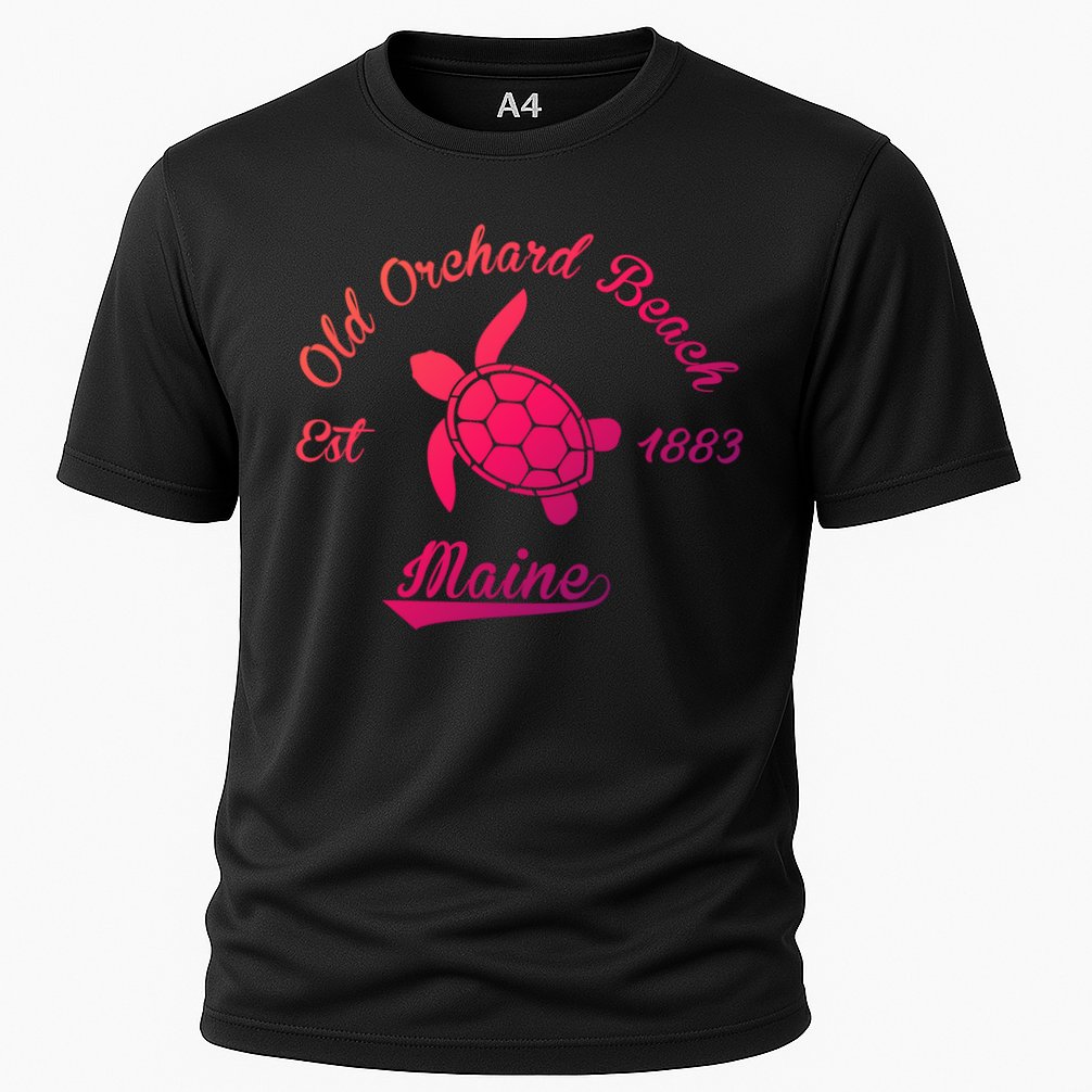 Nautical Old Orchard Beach Maine Sea Turtle Gift Performance Shirt