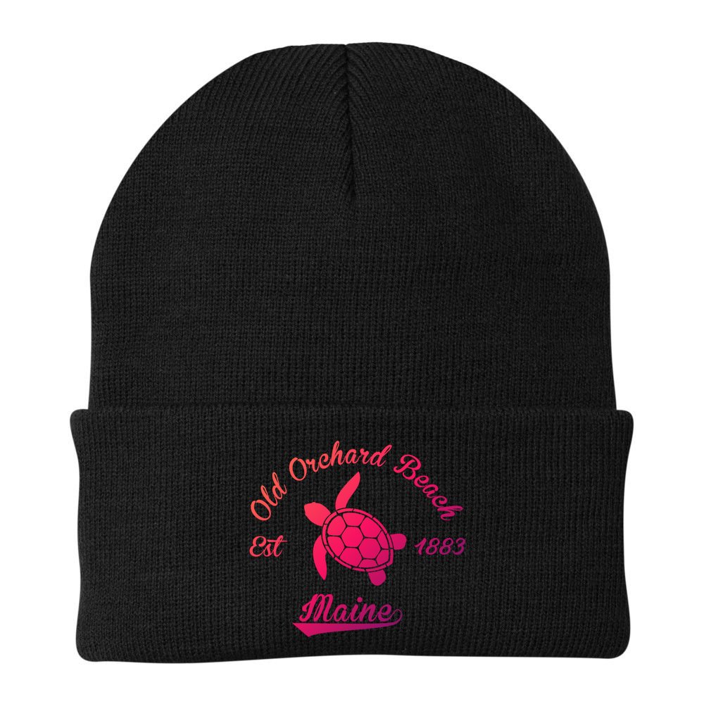 Nautical Old Orchard Beach Maine Sea Turtle Gift Beanie