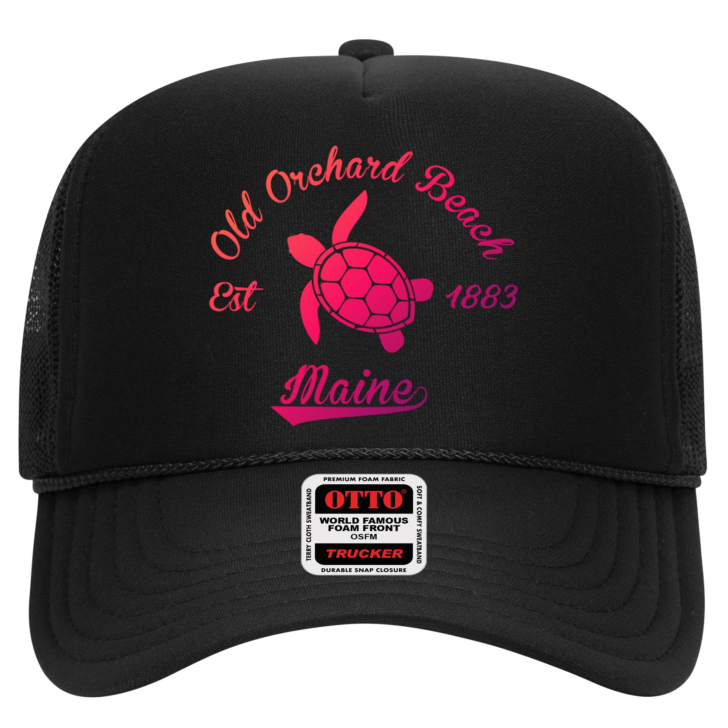 Nautical Old Orchard Beach Maine Sea Turtle Gift Hat