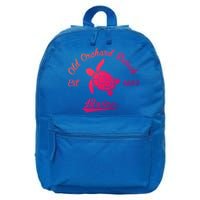 Nautical Old Orchard Beach Maine Sea Turtle Gift 16 in Basic Backpack