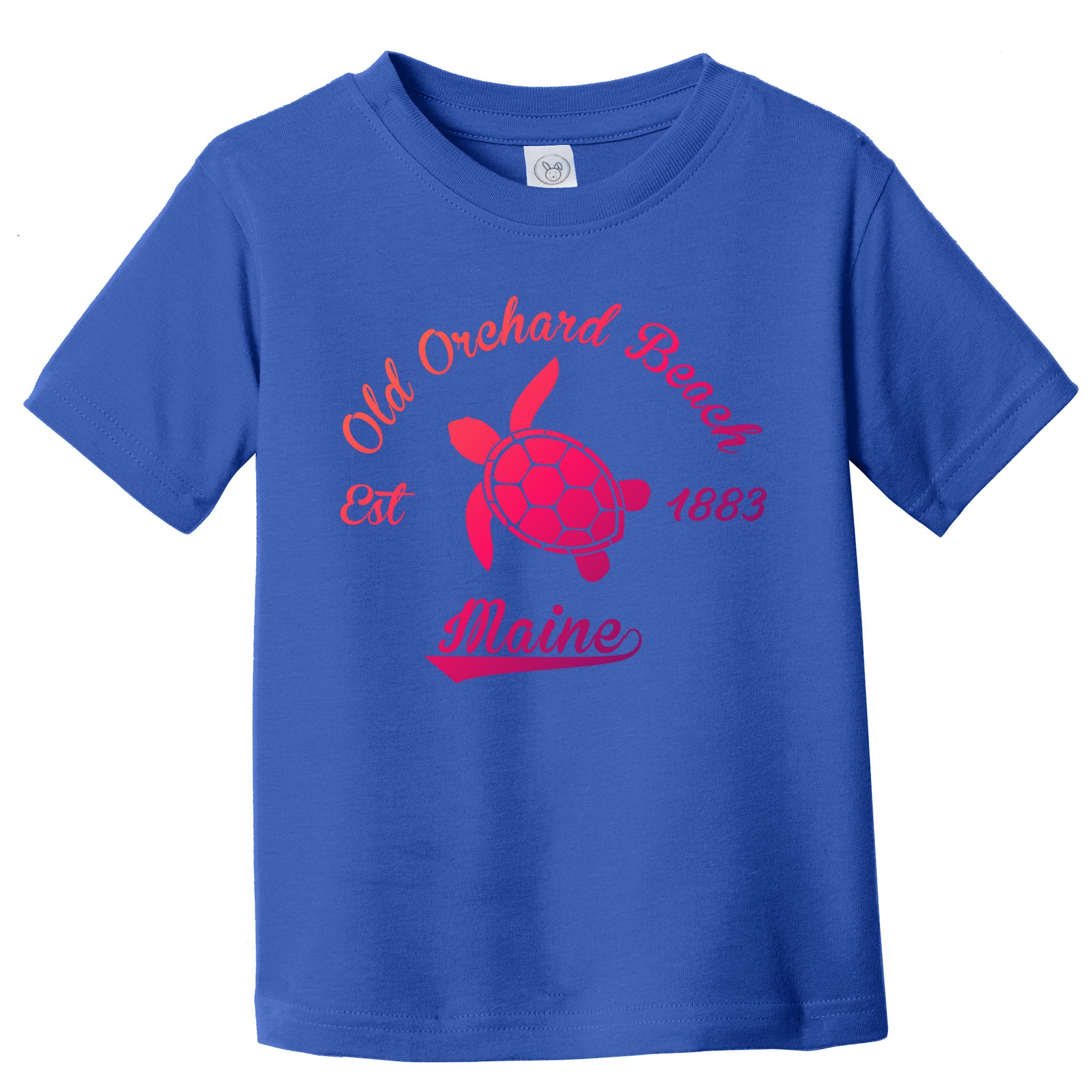 Nautical Old Orchard Beach Maine Sea Turtle Gift Toddler T-Shirt