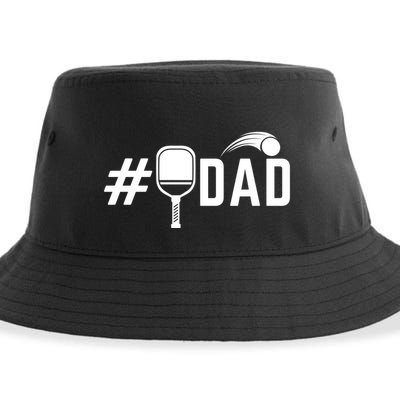 Number One Pickleball Dad Funny Fathers Day Pickleball Lover Gift Sustainable Bucket Hat