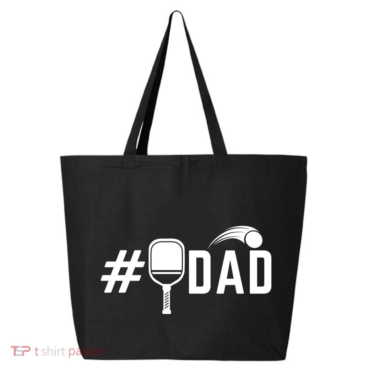 Number One Pickleball Dad Funny Fathers Day Pickleball Lover Gift 25L Jumbo Tote