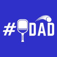 Number One Pickleball Dad Funny Fathers Day Pickleball Lover Gift 16 in Basic Backpack